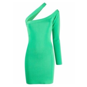 GAUGE81 Alzira asymmetric mini dress